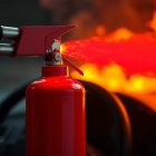 Jak używać gaśnicy samochodowej krok po kroku po zauważeniu ognia i czego unikać
